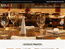 Tablet Screenshot of misakirestaurante.com.br